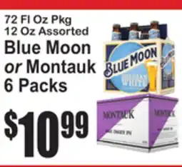 SuperFresh Blue Moon or Montauk 6 Packs offer