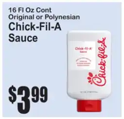SuperFresh 16 Fl Oz Cont Original or Polynesian Chick-Fil-A Sauce offer