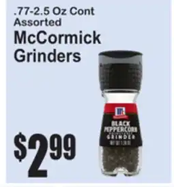 SuperFresh 77-2.5 Oz Cont Assorted McCormick Grinders offer