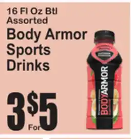 SuperFresh Body Armor Sports Drinks offer