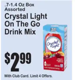 SuperFresh Crystal Light On The Go Drink Mix offer