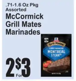 SuperFresh Assorted McCormick Grill Mates Marinades offer