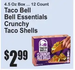 SuperFresh Taco Bell Bell Essentials Crunchy Taco Shells offer