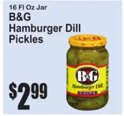 SuperFresh 16 Fl Oz Jar B&G Hamburger Dill Pickles offer