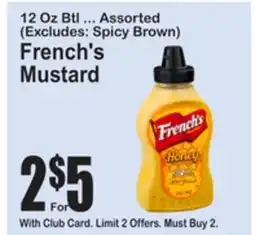 SuperFresh French's Mustard offer