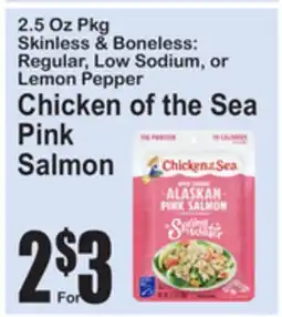 SuperFresh Chicken of the Sea Pink Salmon offer