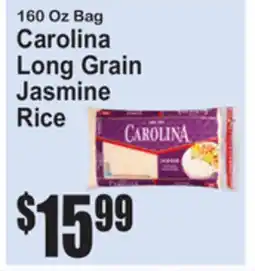 SuperFresh 160 Oz Bag Carolina Long Grain Jasmine Rice offer