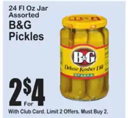 SuperFresh 24 Fl Oz Jar Assorted B&G Pickles offer