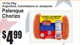 SuperFresh Palenque Chorizo offer