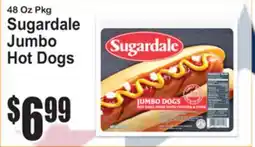 SuperFresh Sugardale Jumbo Hot Dogs offer