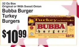 SuperFresh Bubba Burger Turkey Burgers offer