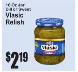 SuperFresh 16 Oz Jar Dill or Sweet Vlasic Relish offer