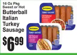 SuperFresh Butterball Italian Turkey Sausage offer