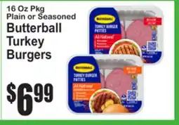 SuperFresh Butterball Turkey Burgers offer