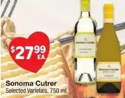 United Supermarkets Sonoma Cutrer offer