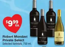 United Supermarkets Robert Mondavi Private Select offer