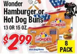 Western Beef Wonder Hamburger or Hot Dog Buns offer