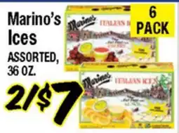 Western Beef Marino's Ices offer