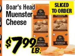 Western Beef Boar's Head Muenster Cheese offer
