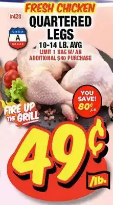 Western Beef FRESH CHICKEN QUARTERED LEGS offer