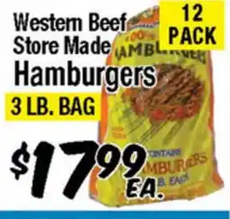 Western Beef Western Beef Store Made Hamburgers offer