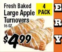 Western Beef Fresh Baked Large Apple Turnovers offer