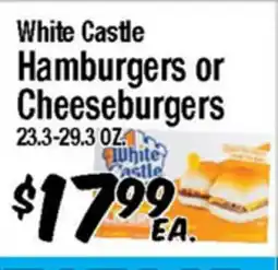 Western Beef White Castle Hamburgers or Cheeseburgers offer