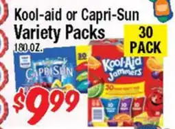 Western Beef Kool-aid or Capri-Sun Variety Packs offer