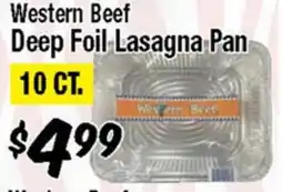 Western Beef Western Beef Deep Foil Lasagna Pan offer