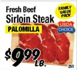 Western Beef Fresh Beef Sirloin Steak offer