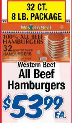 Western Beef Western Beef All Beef Hamburgers offer