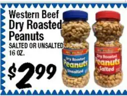 Western Beef Western Beef Dry Roasted Peanuts offer