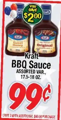 Western Beef Kraft BBQ Sauce offer