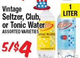 Western Beef Vintage Seltzer, Club, or Tonic Water offer