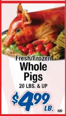 Western Beef Fresh/Frozen Whole Pigs offer