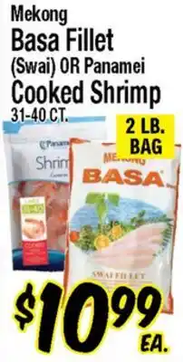 Western Beef Mekong Basa Fillet (Swai) OR Panamei Cooked Shrimp offer