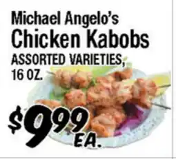 Western Beef Michael Angelo's Chicken Kabobs offer