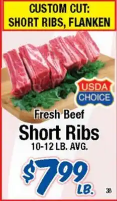Western Beef Fresh Beef Short Ribs offer