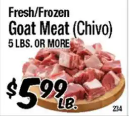 Western Beef Fresh/Frozen Goat Meat (Chivo) offer