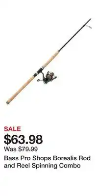 Cabela's Bass Pro Shops Borealis Rod and Reel Spinning Combo offer