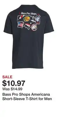 Cabela's Bass Pro Shops Americana Short-Sleeve T-Shirt for Men offer