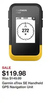 Cabela's Garmin eTrex SE Handheld GPS Navigation Unit offer