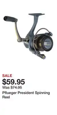 Cabela's Pflueger President Spinning Reel offer