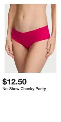 Victoria's Secret No-Show Cheeky Panty offer