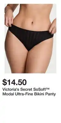 Victoria's Secret Victoria's Secret SoSoft Modal Ultra-Fine Bikini Panty offer