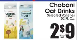 Supremo Foods Inc Chobani Oat Drinks offer