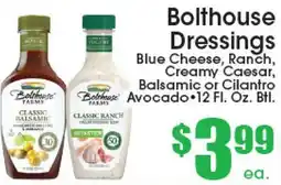Supremo Foods Inc Bolthouse Dressings offer