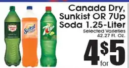 Supremo Foods Inc Canada Dry, Sunkist OR 7Up Soda offer