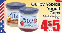 Supremo Foods Inc Oui by Yoplait Yogurt Cups offer