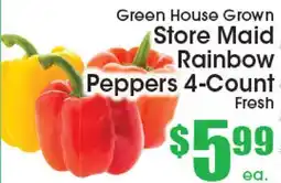 Supremo Foods Inc Green House Grown Store Maid Rainbow Peppers offer